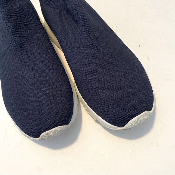 Vince navy blue Theroux Knit Sock Slip on Comfort fashion Sneaker walking shoe 9 - Picture 2 of 8